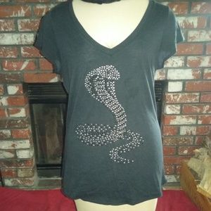 Rock and Republic Large Embellished Cobra Tee